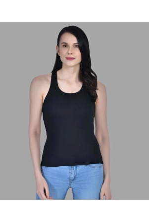 AIMLY Cotton Camisoles - Black Single - None