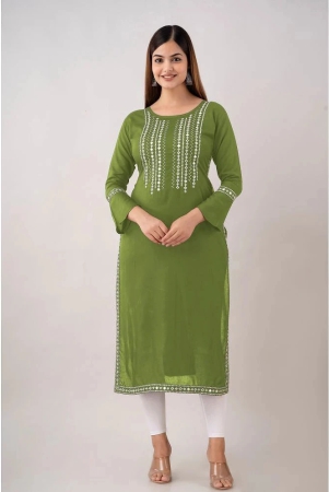 kapadia-green-rayon-womens-straight-kurti-pack-of-1-none