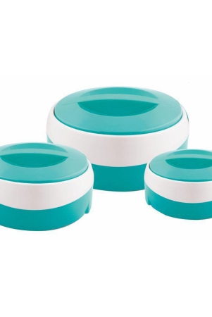 pearlpet-light-green-plastic-serve-casserole-set-of-3-100020003000-ml-light-green