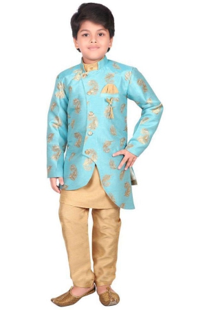 ahhaaaa-ethnic-wear-sherwani-kurta-and-pyjama-set-for-kids-and-boys-sky-blue-2-3-years-none