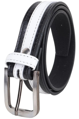 zacharias-boys-synthetic-leather-belt-for-kids-kb-22-black-white-6-10-years-pack-of-1-none