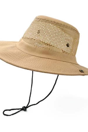 zacharias-beige-cotton-blend-mens-hat-pack-of-1-beige