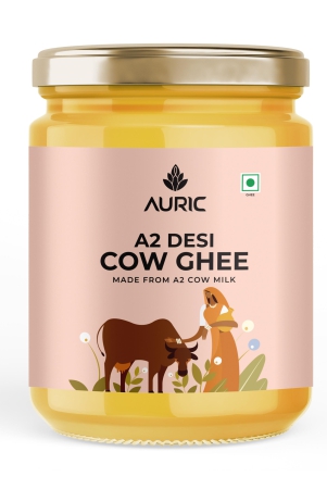 auric-a2-desi-cow-ghee-1l-vedic-bilona-method-traditional-curd-churned-lab-tested-organically-made-danedar-ghee-grass-fed-sahiwal-and-gir-cow-glass-jar