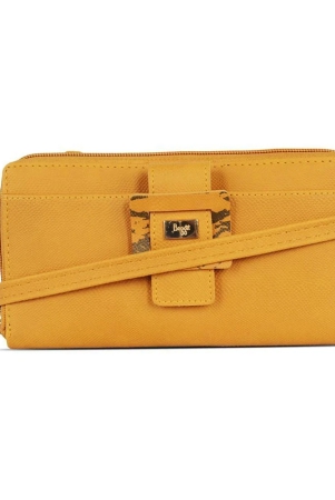 baggit-faux-leather-yellow-womens-zip-around-wallet-pack-of-1-yellow