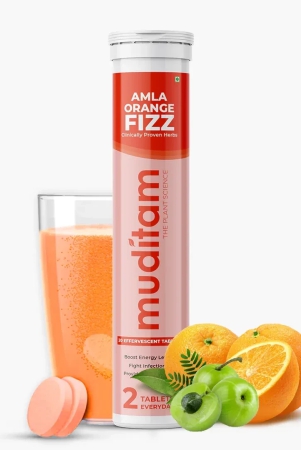 muditam-ayurveda-amla-orange-fizz-tablet-vitamin-c-effervescent-tablets-for-skin-hairs-eyes-amla-orange-extract-20-effervescent-tablets-immunity-booster-antioxidant-builder