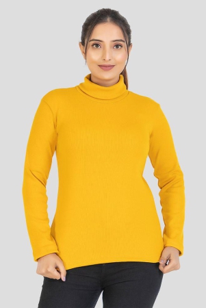 yha-mustard-cotton-blend-regular-fit-womens-t-shirt-pack-of-1-none