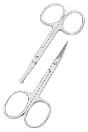 pack-of-2-curved-and-rounded-portable-scissors-school-home-office-art-supplies-accessories-facial-hair-scissors-for-men-mustache-nose-hair-beard-trimming-scissors-eyebrows-eyelashes-