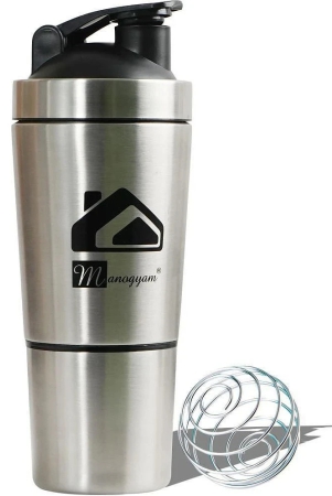 manogyam-stainless-steel-silver-750-ml-shaker-pack-of-1-silver