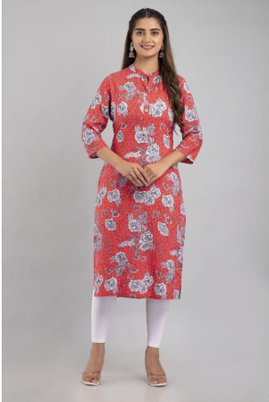 mauka-red-rayon-womens-straight-kurti-pack-of-1-none