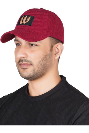 penyan-maroon-cotton-blend-mens-cap-pack-of-1-maroon