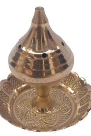 mii-art-antique-mughal-design-brass-agarbtti-standpital-ka-agarbatti-stand-brass-agardancolor-goldenmaterial-brasspack-of-1-pcs