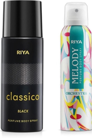 riya-classico-melody-perfume-body-spray-for-unisex-150-ml-pack-of-2-