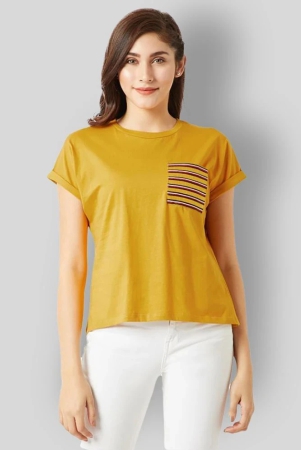 miss-chase-cotton-yellow-t-shirts-xs