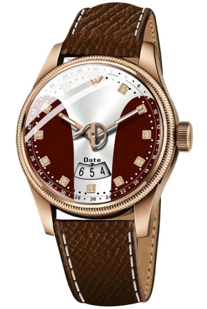 newman-brown-leather-analog-mens-watch