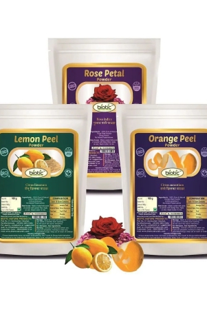 biotic-rose-petal-lemon-peel-and-orange-peel-powder-100g-each-300-gm