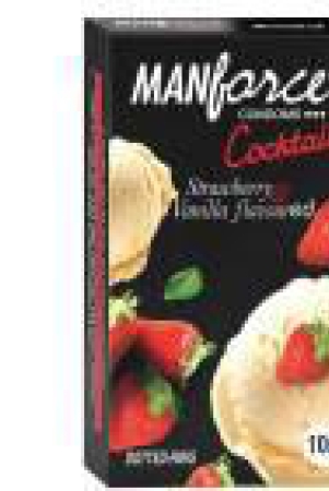manforce-cocktail-condoms-with-dotted-rings-strawberry-vanilla-flavoured-10-pieces-x-pack-of-3-condom-set-of-3-30-sheets