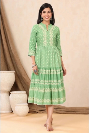 juniper-rayon-green-regular-dress-single-none