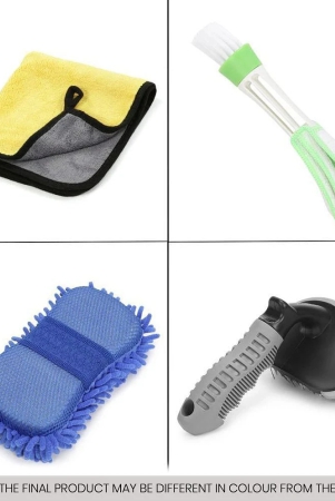 hometales-car-cleaning-combo-of-microfiber-sponge-tyre-cleaning-brush-ac-vent-brush-and-microfiber-towel-4040cm-600gsm-for-car-accessories-pack-of-4-