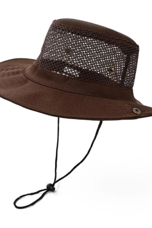 zacharias-brown-cotton-blend-mens-hat-pack-of-1-brown