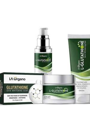 la-organo-l-glutathione-cream-serum-gel-soap-facial-kit-g-pack-of-4