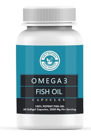 Holy Natural Fish Oil Capsule - 60 100 gm Vitamins Capsule