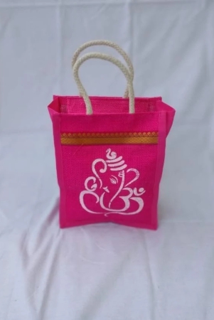 sonchiraiya-pink-colour-mini-jute-bag