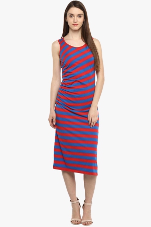 porsorte-womens-red-and-blue-striped-dress-xl-redblue