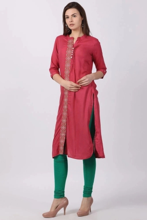 alena-pink-rayon-womens-straight-kurti-l