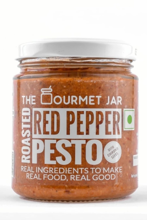 the-gourmet-jar-roasted-red-pepper-pesto-115-gm