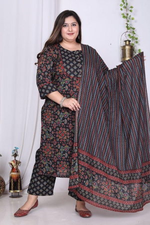 swasti-cotton-printed-kurti-with-palazzo-womens-stitched-salwar-suit-black-pack-of-1-none