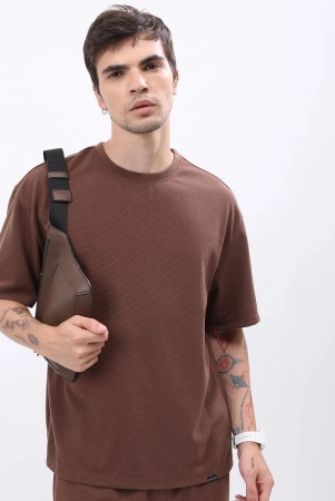 ketch-polyester-oversized-fit-solid-half-sleeves-mens-t-shirt-brown-pack-of-1-none