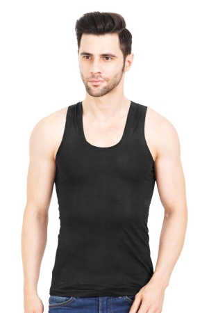 NRG Mens Sleeveless Colour Cotton Vest  ( Pack of 1 Navy Blue ) G23