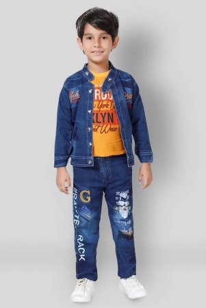 dkgf-fashion-yellow-cotton-blend-boys-shirt-jeans-pack-of-1-none