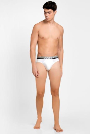 mens-super-combed-cotton-elastane-stretch-solid-brief-with-ultrasoft-waistband-white