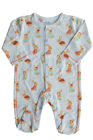 allover-rabbit-print-sleeperfull-romper-with-feet-95-cotton-5elasthan