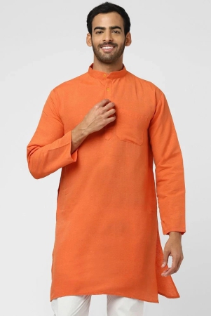 deshbandhu-dbk-orange-cotton-mens-kurta-single-none