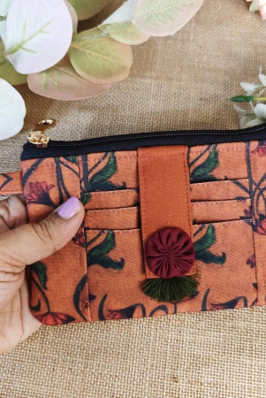 front-card-wallet-brown-floral