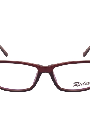 redex-rectangle-unisex-brown-color-full-frame-blue-cut-without-power-lens