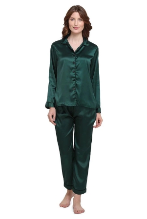 smarty-pants-satin-nightsuit-sets-green-l