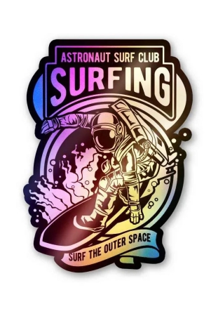 astronaut-surf-club-holographic-stickers