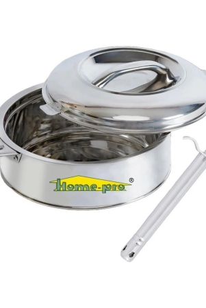 homepro-casserole-1500-gas-lighter-silver-steel-thermoware-casserole-set-of-2-1500-ml-silver