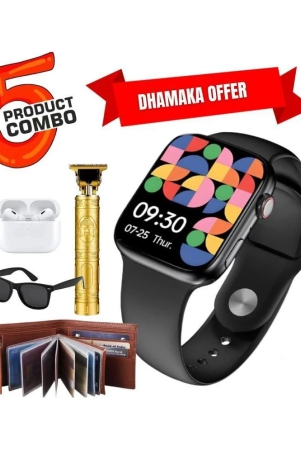 5-in-1-combo-pack-of-smartwatch-bluetooth-earbuds-trimmer-sunglasses-wallet