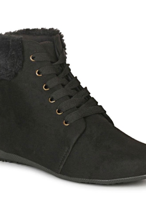 ishransh-black-womens-ankle-length-boots-none