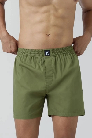 XYXX Green Cotton Mens Boxer- ( Pack of 1 ) - None