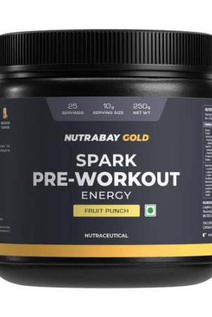 nutrabay-gold-spark-pre-workout-supplement-powder-250g-fruit-punch-300mg-caffeine-1000mg-l-arginine-3000mg-beta-alanine-2500mg-citrulline-malate-muscle-pump-performance-for-men-women