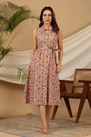 juniper-cotton-printed-midi-womens-a-line-dress-peach-pack-of-1-none