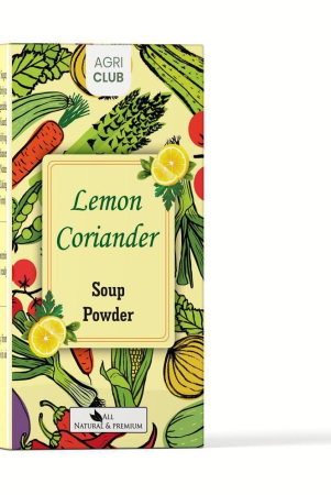 AGRI CLUB Lemon Coriander Soup Instant Mix 15 no.s