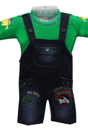 zadmus-unisex-top-and-dungaree-set-denim-green-6-12-months