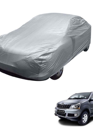 kozdiko-silver-matty-car-body-cover-with-buckle-belt-for-mahindra-xylo