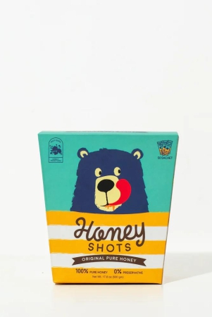 Honey Shots | 30 pack | (300 gm) | Pure Honey (Single Serving honey Sachets) - 300 Grams